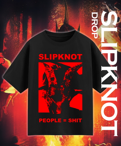 REMERA SLIPKNOT PEOPLE = SHIT (BLANCA O ROJA)