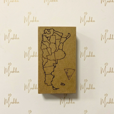 Sello mapa Argentina 