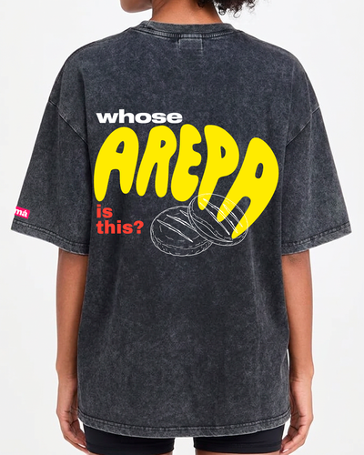 Whose arepa is this? "Oversize"