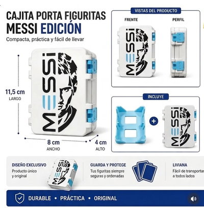 Porta figuritas Messi