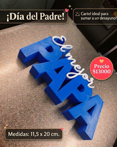Cartel día del Padre 