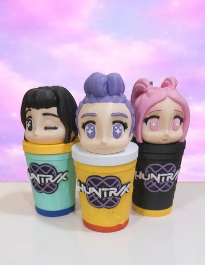 Vasos Huntrix x unidad 