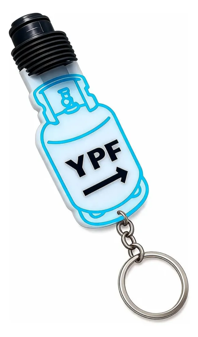 Llavero destapador de garrafa YPF