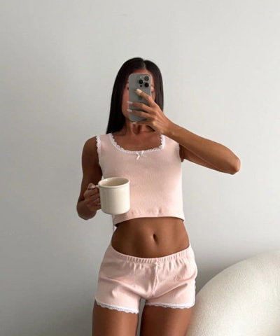 Pijama Morley | Rosa