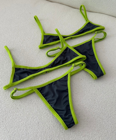 Bikini Nasty | Verde/gris