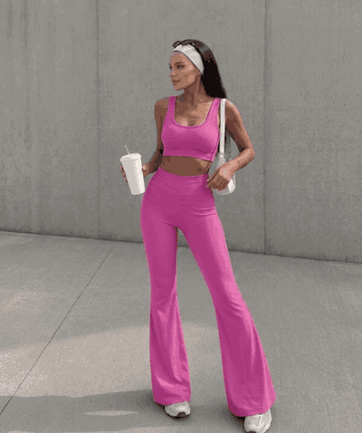 Calza Push Up Oxford | Fucsia