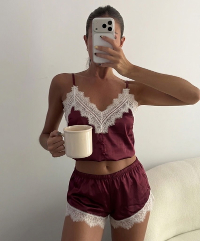 Pijama Lumi | Bordo