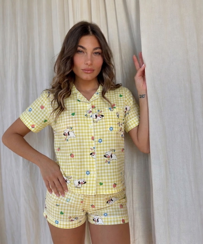 Pijama Camisero tres piezas 005