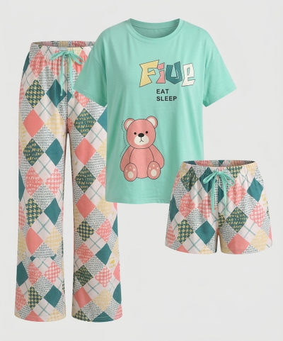 Pijama 3 piezas 016