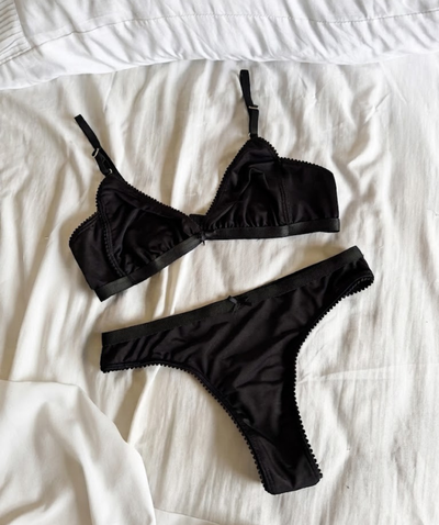 Conjunto Raz con colaless | Negro