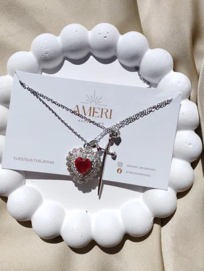 COLLAR ROMANTIC RED