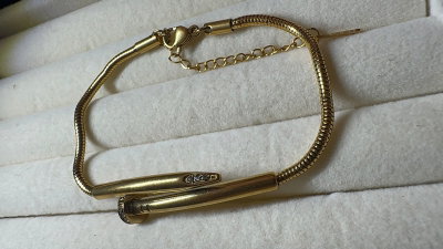 PULSERA CLAVO GOLD 
