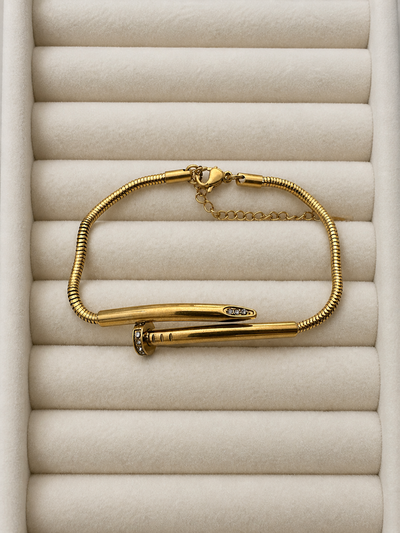PULSERA CLAVO GOLD 