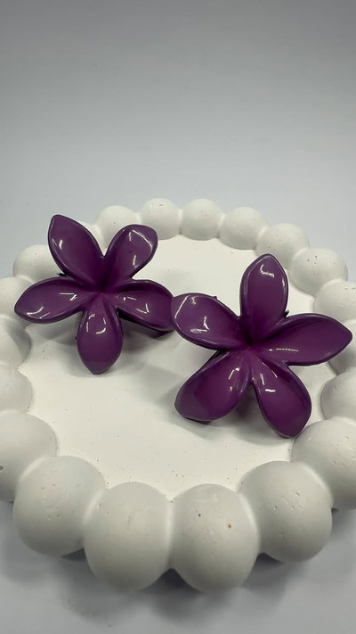 SET DE BROCHES VIOLET 