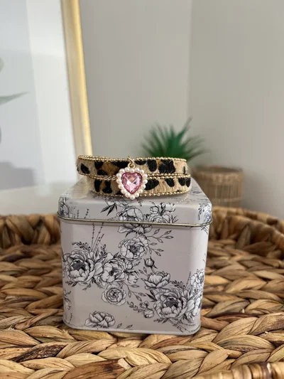 Pulsera doble Leopardo
