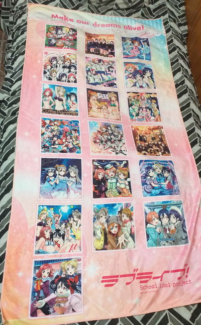 Love blanket with CD Singles