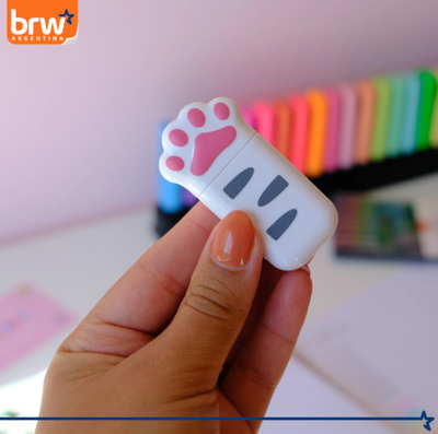 Correctores En Cinta - Diseño Patita de Gato