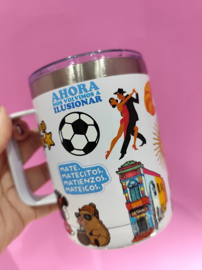 Taza térmica 400 ml argentina