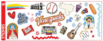 Stickers dtf uv Venezuela