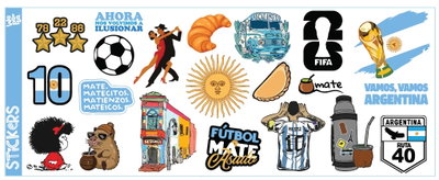 Stickers dtf uv Argentina