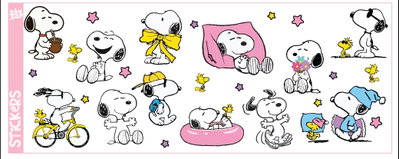 Stickers dtf uv snoopy 