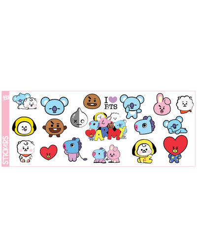 Stickers dtf uv I 💜 BTS