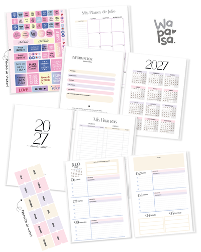 Interior Agenda Semanal 2027 (¡Ya Impreso!)