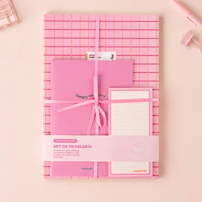 Set de Papelería Simply Awesome Mundo FW