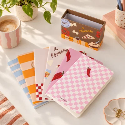 Set de Mini Cuadernos x6 Il Pomodoro Mundo FW