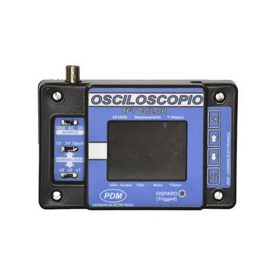 Osciloscopio con Pantalla TFT Color Portatil