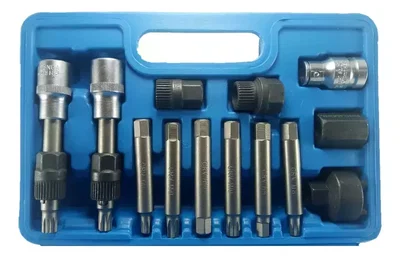 Kit Extractor Poleas Alternador 13 Pzs Tubo Puntas Ruhlmann