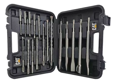 Set Cinceles Puntas Mechas 17 Piezas CAT