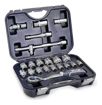 Set de llaves combinadas y juego de bocallaves con crique 160 piezas – Ruhlmann