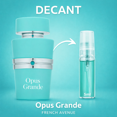 Decant French Avenue Opus Grande Eau de Parfum 5ml. Unisex