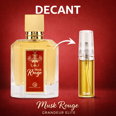 Decant Perfume Grandeur Elite Musk Rouge - Eau de Parfum 5ml.