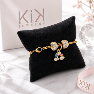 Pulsera Rainbow Shine Charm