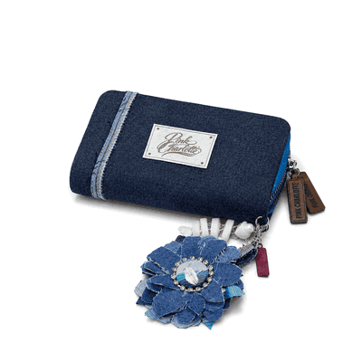 Billetera Denim "Pink Charlotte"