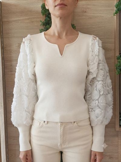 SWEATER FLORES