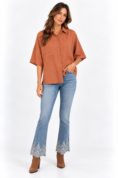 CAMISA AMBAR