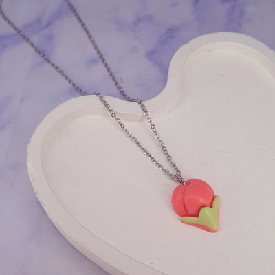 Collar Squishy Tulipán rosa AQ