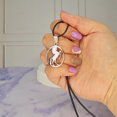 Collar caballo circulo AQ