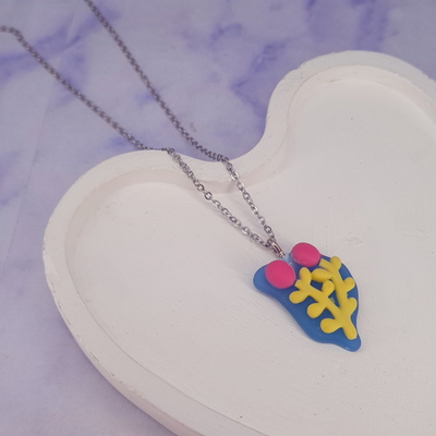 Collar Squishy Flores Rosa Doble AQ