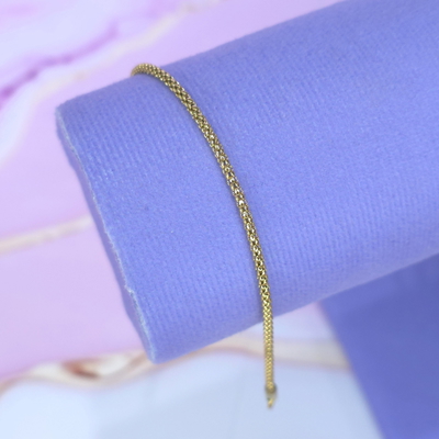 Pulsera malla fina AD