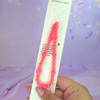 Strap corazon Fucsia tornasol