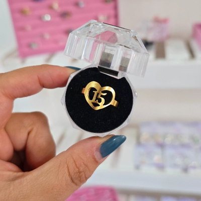 Anillo 15 corazon AD