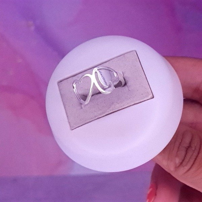 Anillo doble corazon 2 AB