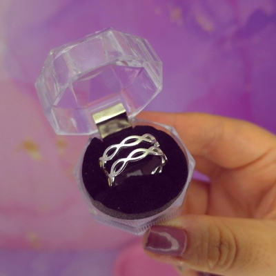 Anillo infinitos doble AB
