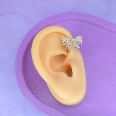 Aro cuff moño con micropavé AD