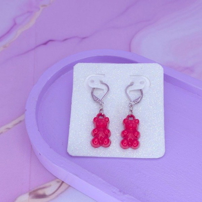 Aros brisura Gummys rojo AQ