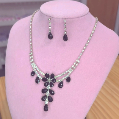 Conjunto fiesta stras blanco/negro
